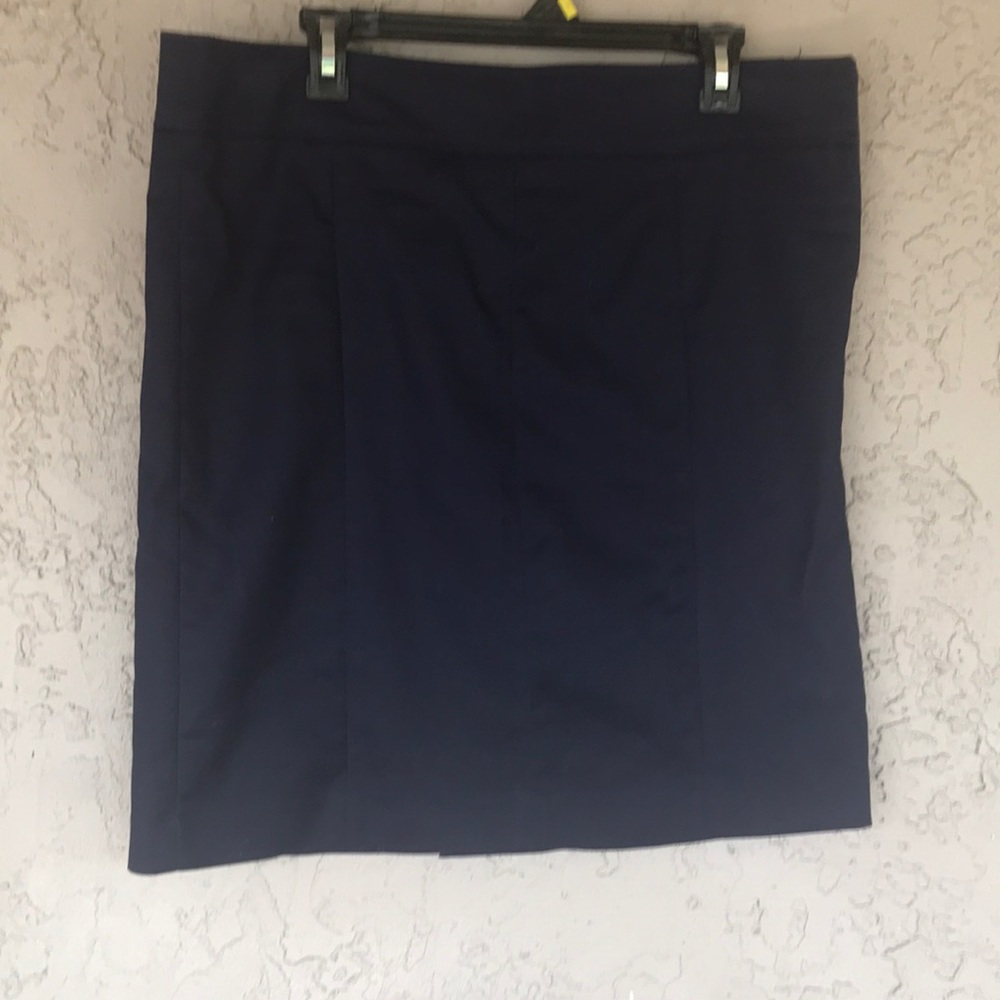 Navy blue business skirt